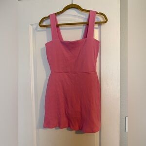 VS PINK Pink Square-Neck Athletic Dress- Size Medium
